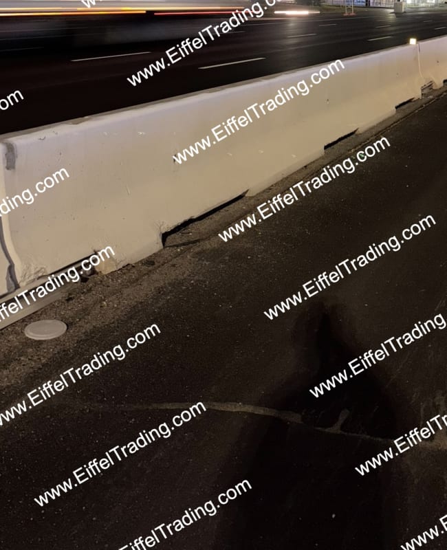 20,000LF of F-Shape Bolted Barrier Wall Ty. 2-1