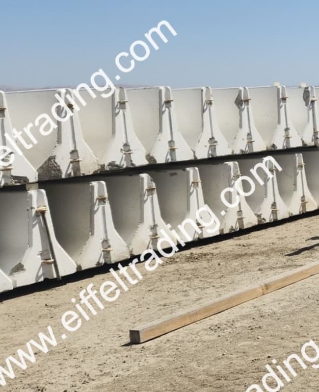 20,000LF of New CalTrans K-Rail Barrier Wall-2