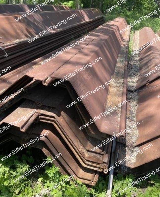 75 Pairs of Used AZ19-700 Sheet Pile at 40'-1