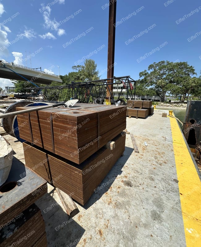 9ea. 2” (48”x56”x2”) Steel Plates-1