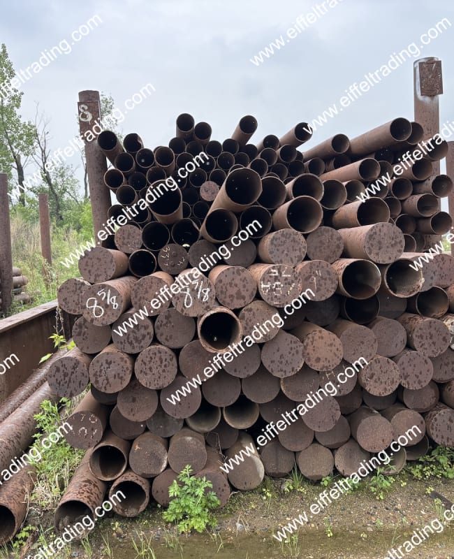 10,000LF of Surplus 8"x0.625" Pipe-1