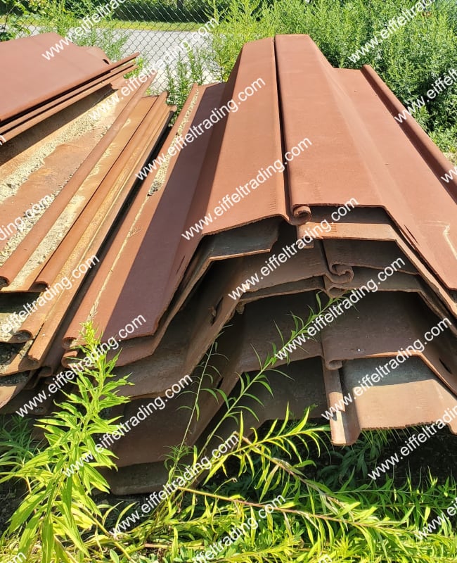 22 Pair of SCZ-14 Sheet Pile at 11' to 13' Lengths-1