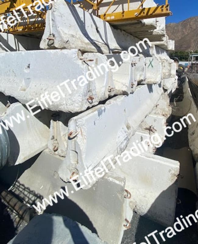 2,000LF of Non-Roadworthy K-Rail Barrier-1