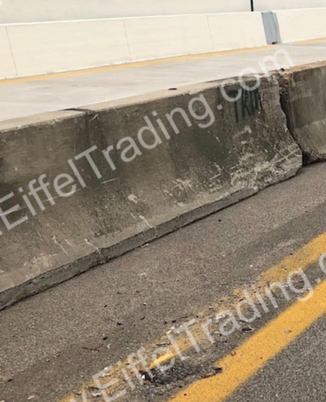 5,000LF of Used F-Shape Barrier Wall-4