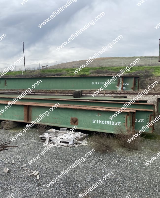 6ea. W27x161 Beams at 40.2' to 41.5' Lengths-1
