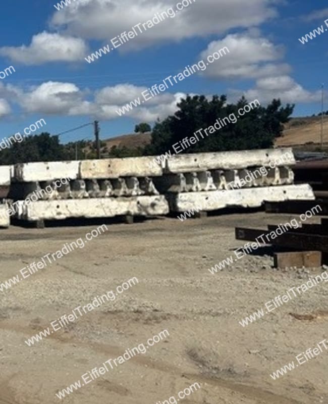 1,400LF of Used K-Rail Barrier Wall-1