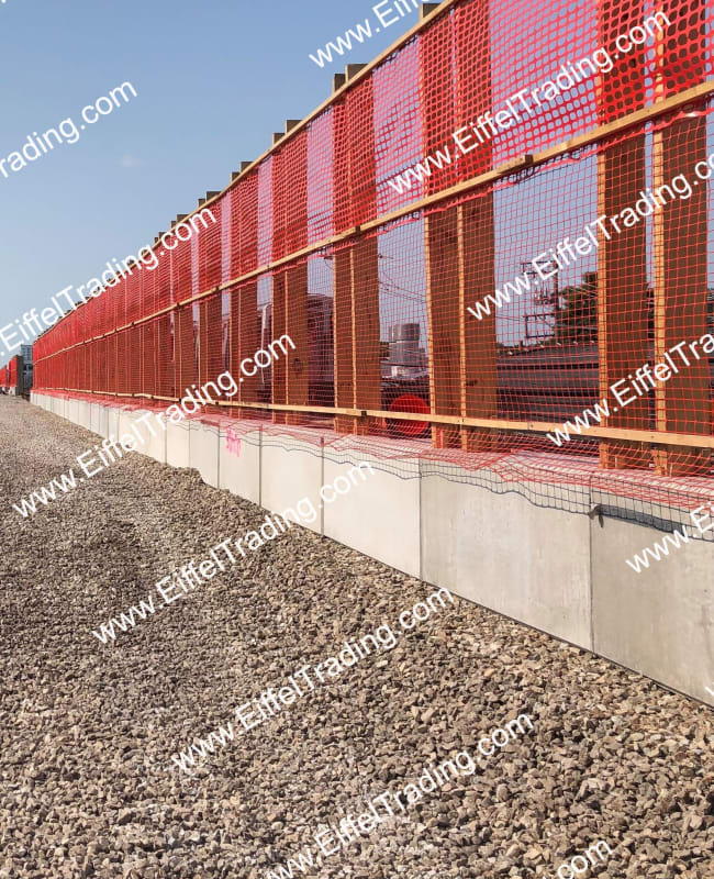 6’x2’x2’7” Railroad Barrier Wall-1