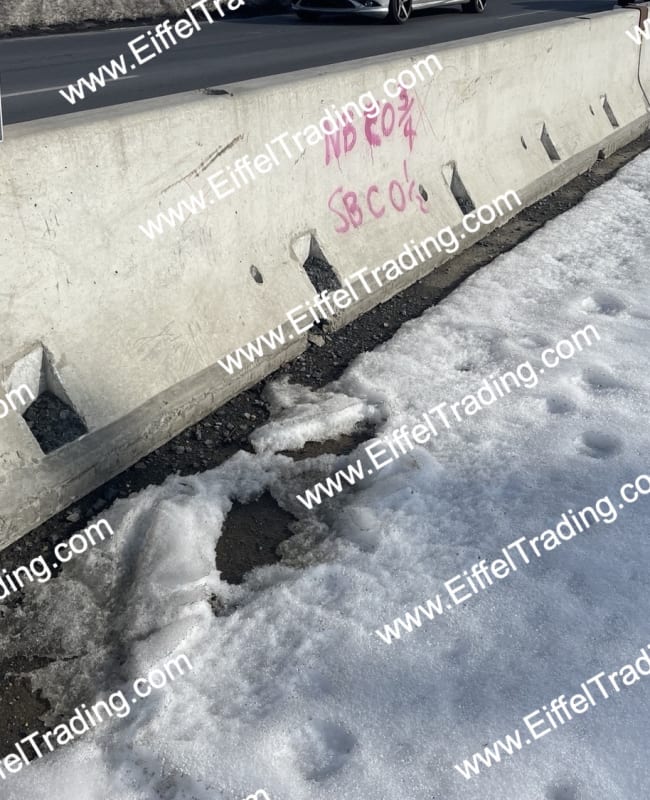 1,800LF of Used NJDOT Barrier Wall-1