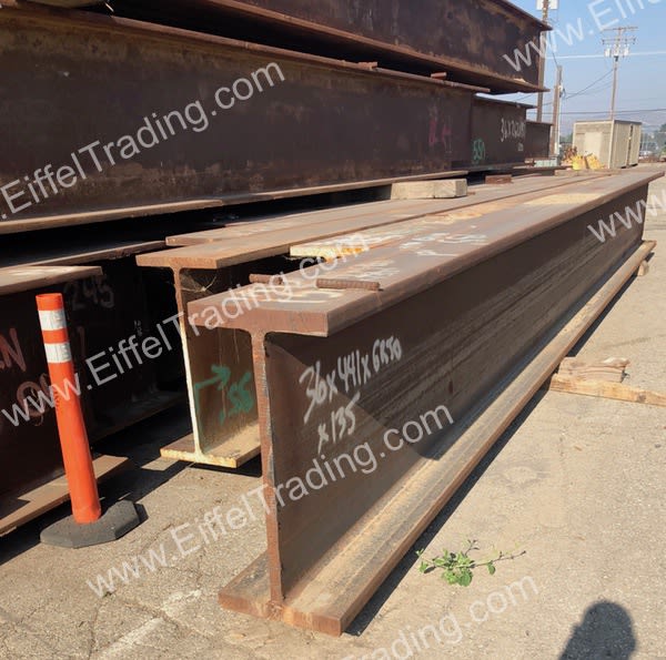 Used W36x441 Beams at 16' to 102' Lengths-13