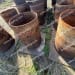60ea. Used Pile Hats for 24" Pile-6