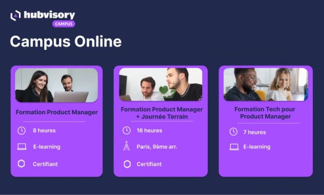 Notre catalogue de formations au Product Management Notre catalogue de formations au Product Management