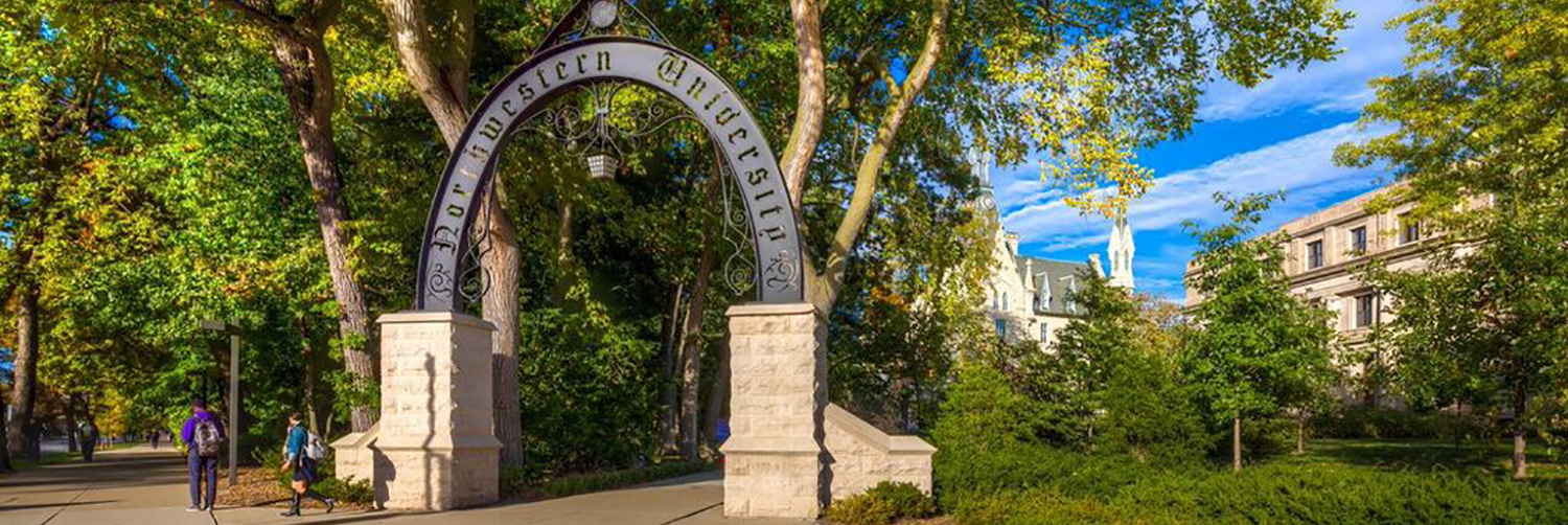 northwestern university campus arch