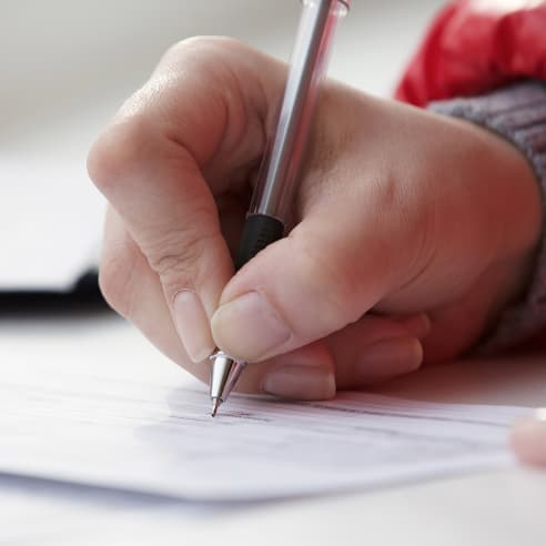Schreiben Hand