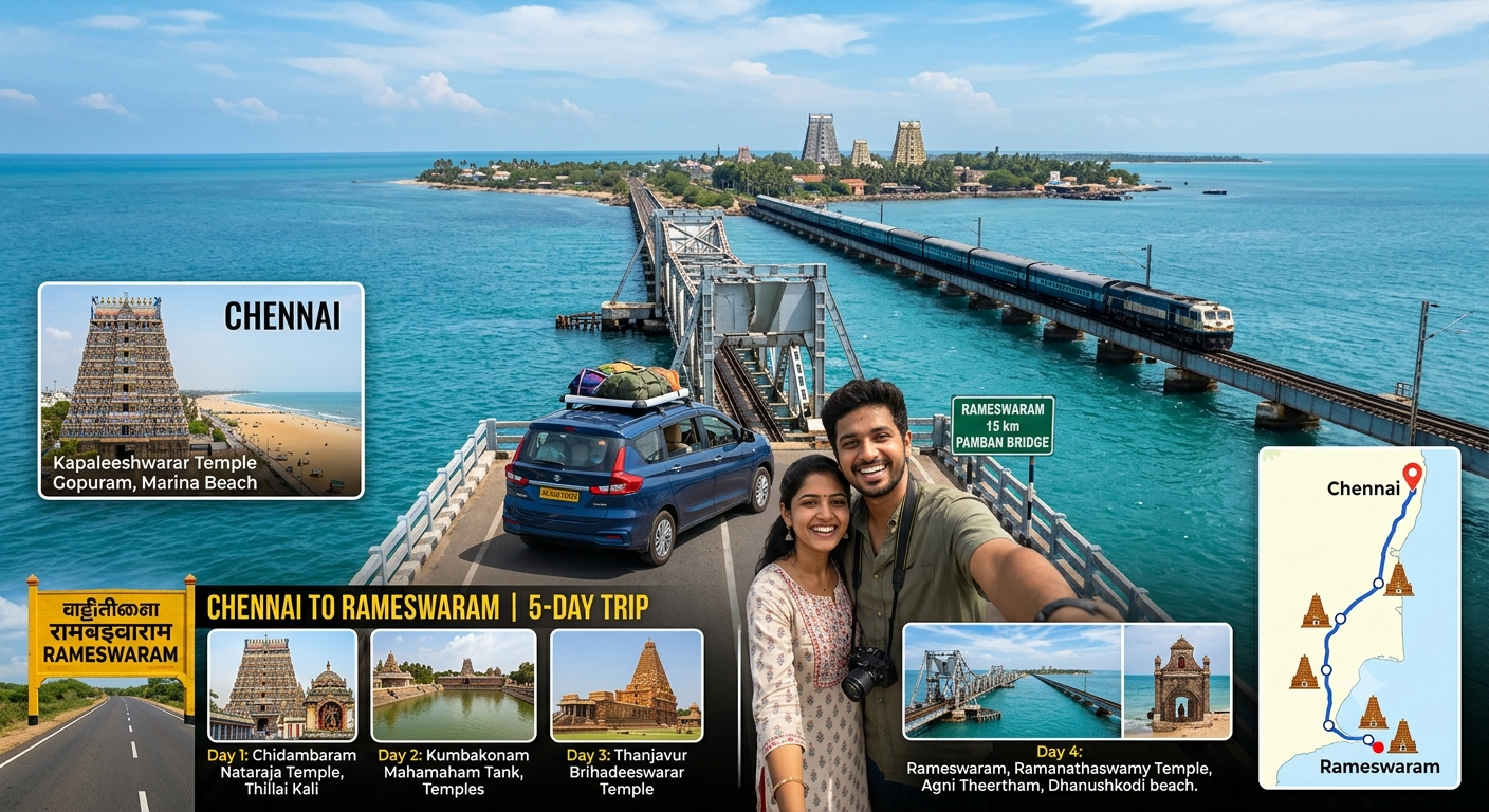 Cover photo of Chennai to Rameswaram 5 Days