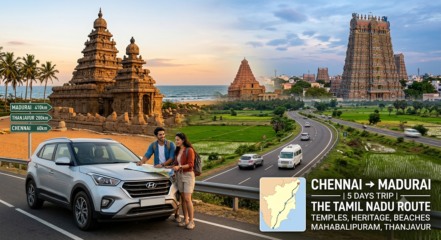 Cover photo of Chennai to Madurai 5 Days
