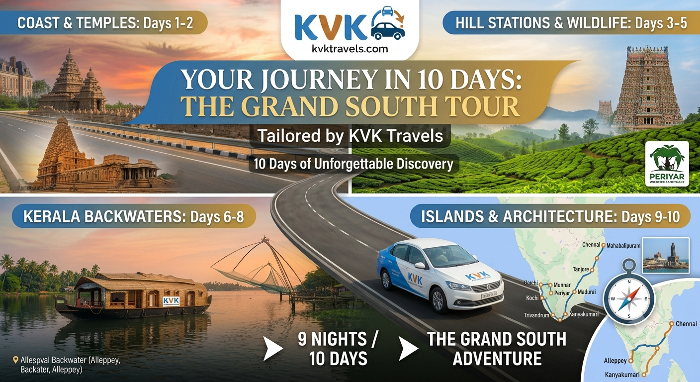 Featured cover image for South India 10-Day Trip Itinerary