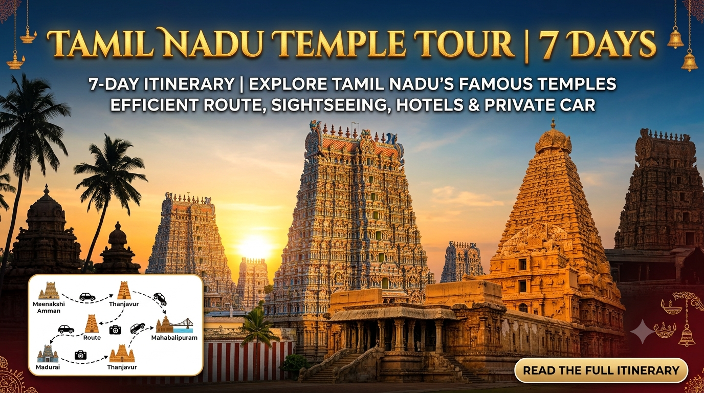 Featured cover image for Tamil Nadu Temple Tour 7 Days