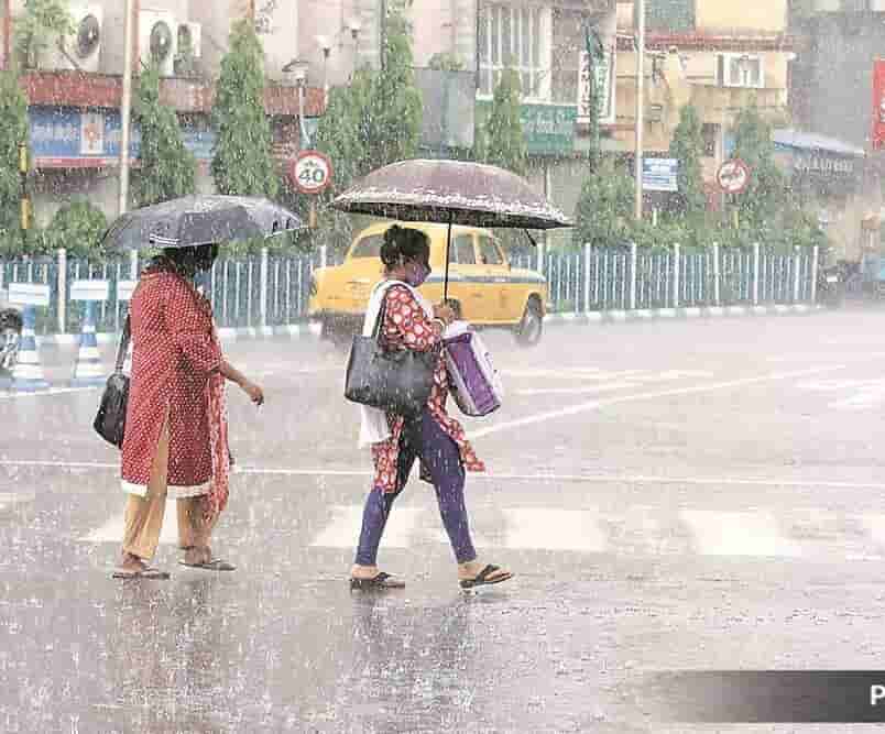 موسلا دھار بارش سے رانچی اور آس پاس کے علاقوں میں گرمی اور حبس سے راحت