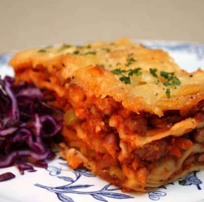 Vegetarisk lasagne - Marisvar - Sveriges största provkök 