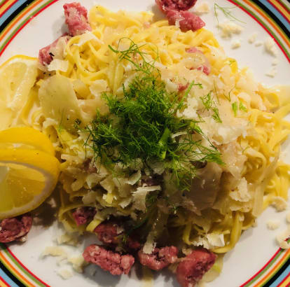 Pasta med fänkål och salsiccia - Gäst - Sveriges största provkök -  