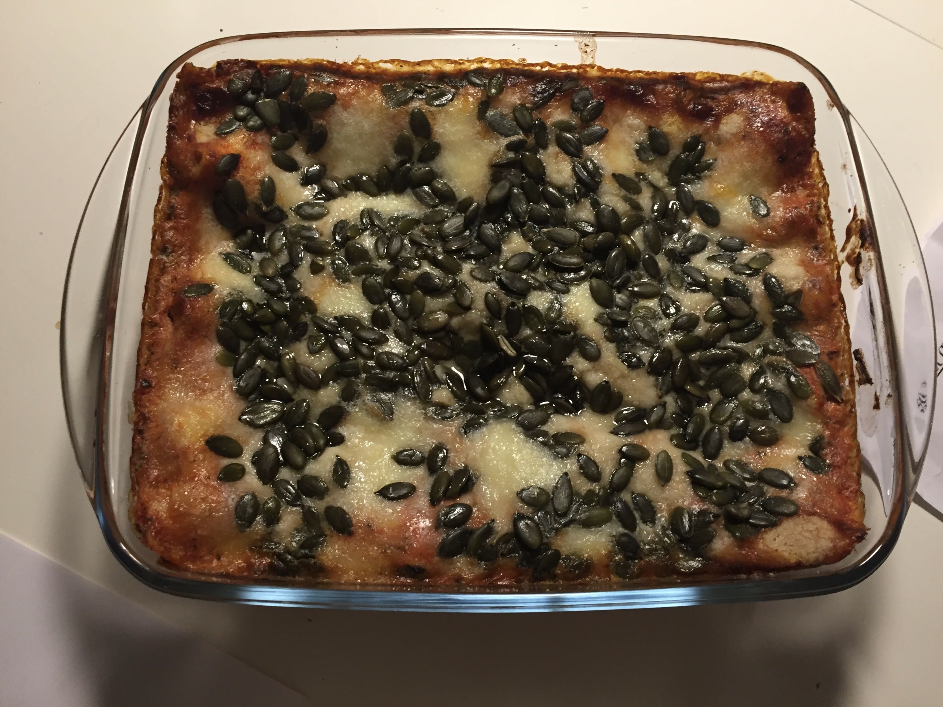 Vegetarisk lasagne med mycket mozzarella och parmesan - Hemmakocken -  Sveriges största provkök 