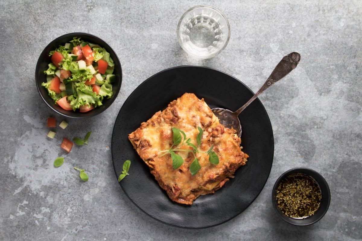 Lasagne med röda linser och blandsallad - Middagsfrid - Sveriges största  provkök 