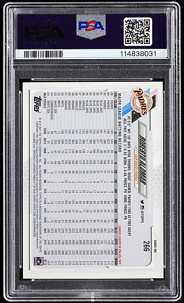 2019 Topps Update #US1 Vladimir Guerrero Jr. with Ball Rookie Shortprint PSA NM 7