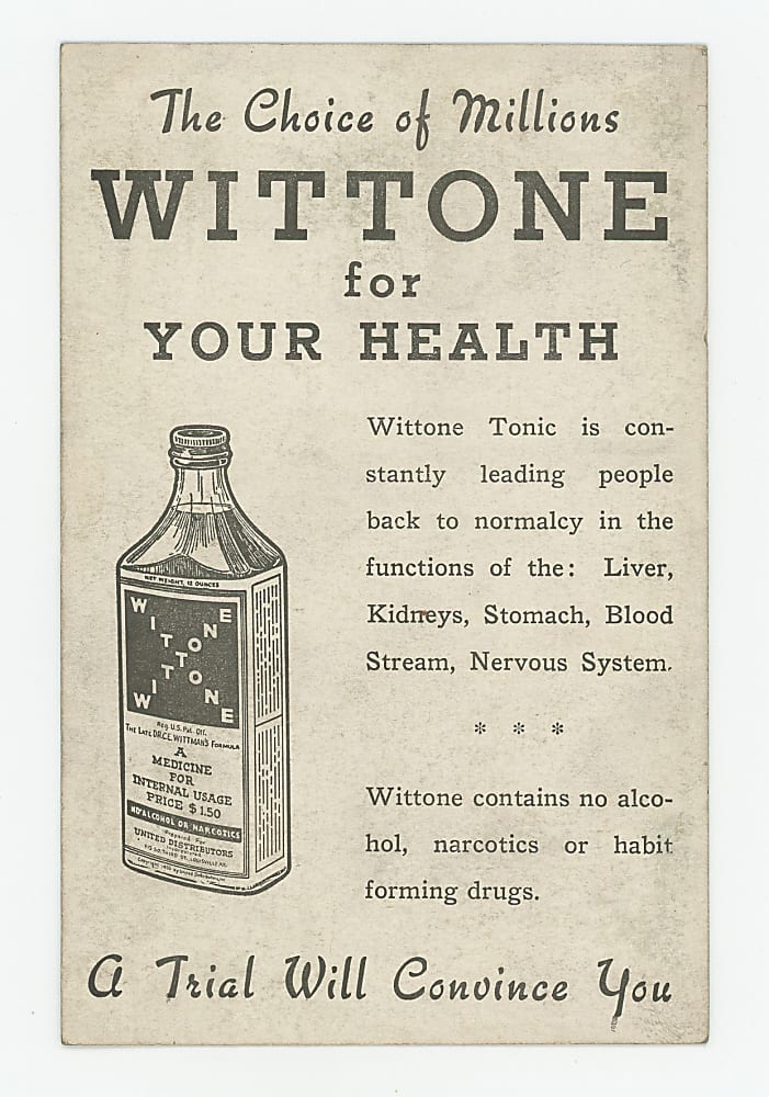 1940 Wittone Tonic Joe Louis Advertising Cards - Rare