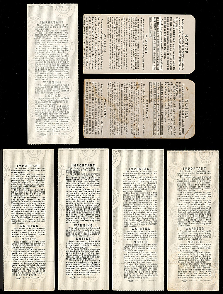 1961-1976 Cincinnati Reds World Series Ticket Stubs Collection (7) with (2) Series Clinching Examples