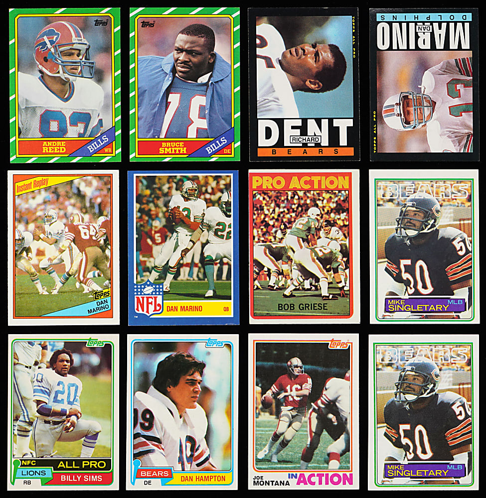 1972-1986 Topps Football Superstar Collection (28) with Several Hall of Fame Rookies