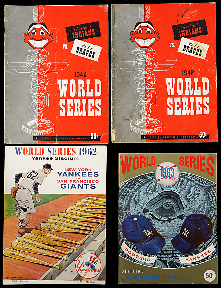 1947-1970 World Series Program Collection (10)