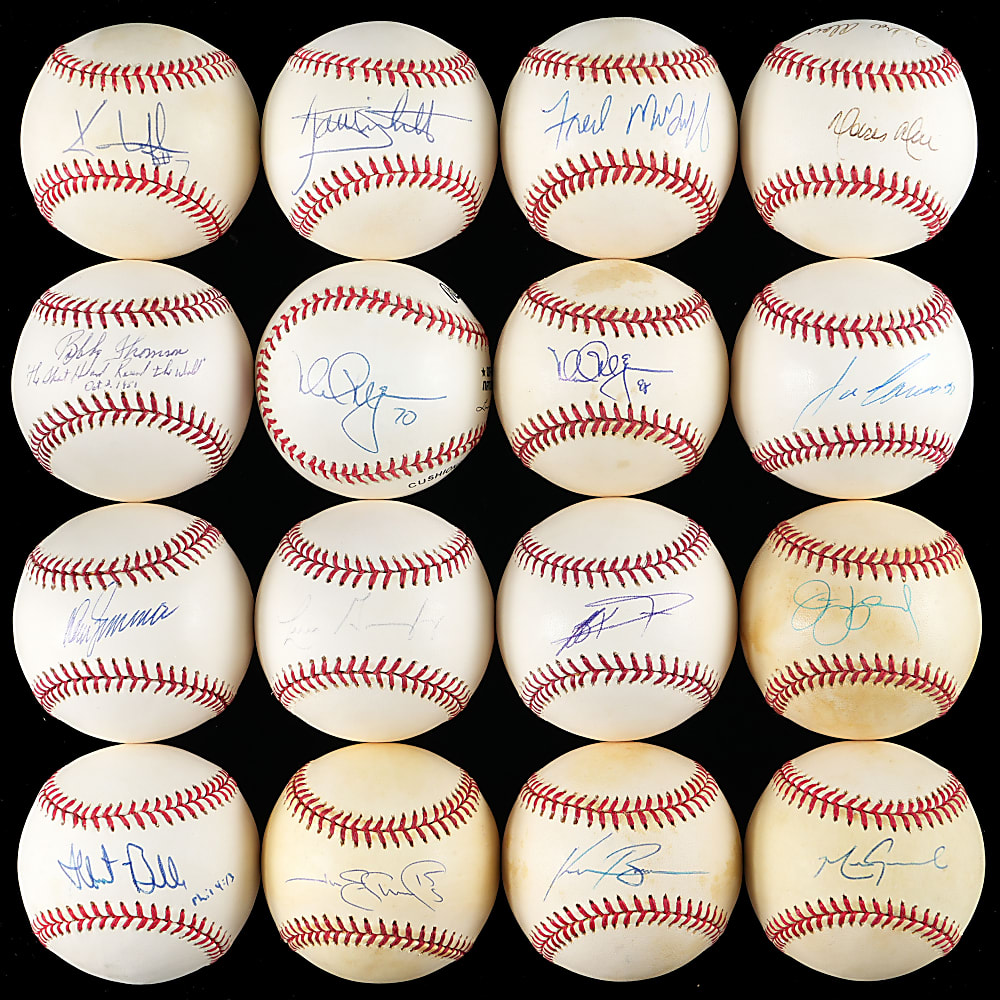 Signed Baseball Collection (75) with (2) Mark McGwire & Many Stars from the 1990s