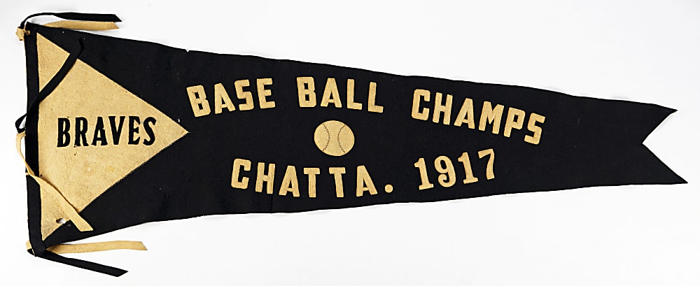 1917 Chattanooga Braves Oversized Championship Pennant