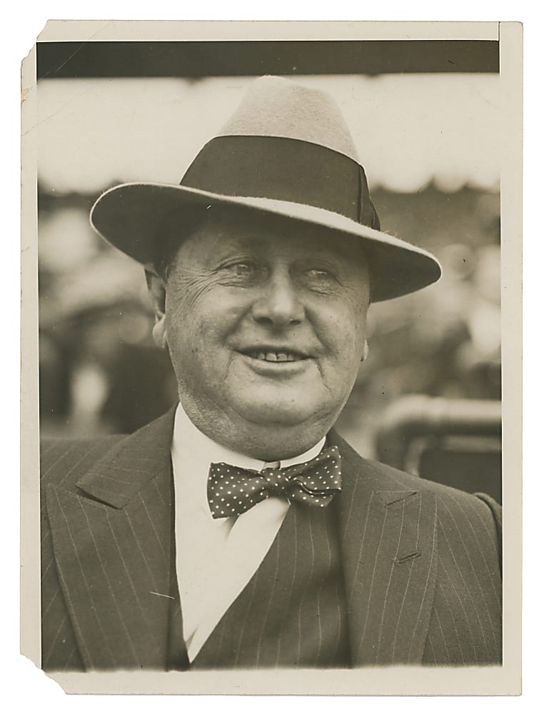 1929 William Wrigley Original News Service Photograph