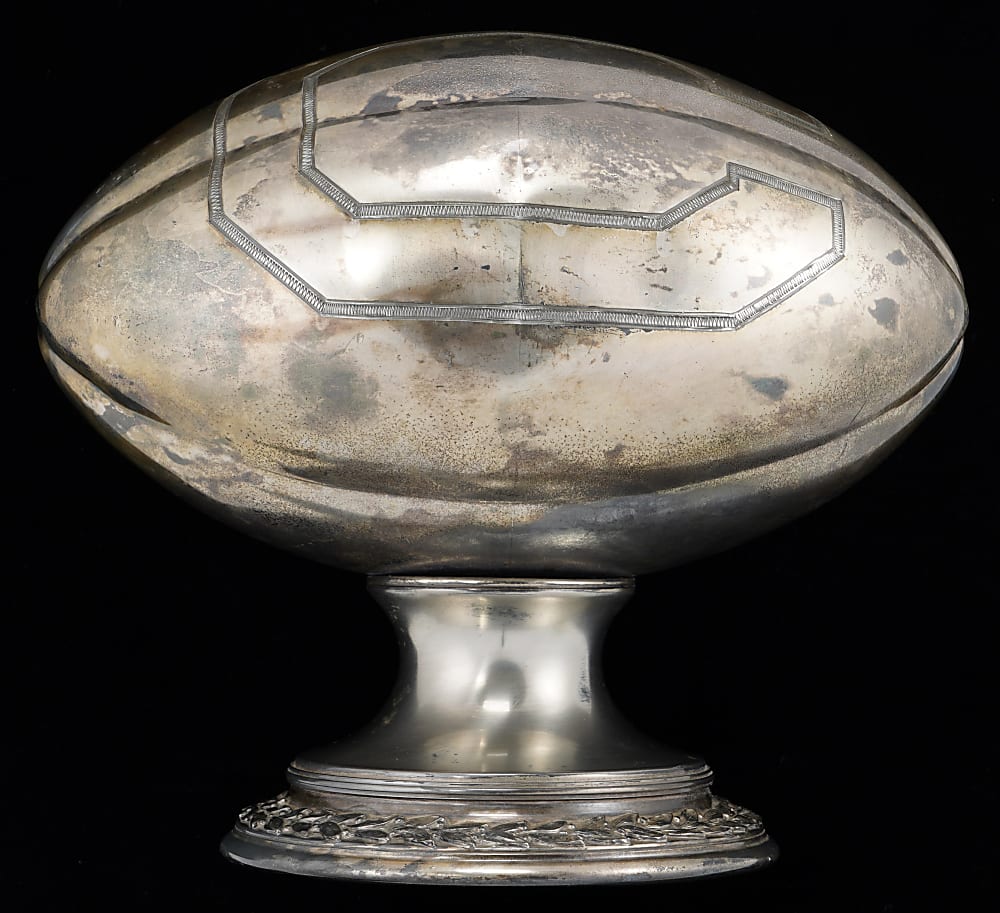 1923-1925 Colgate Alumni Interscholastic Football Figural Trophy