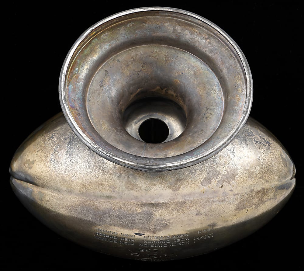 1923-1925 Colgate Alumni Interscholastic Football Figural Trophy