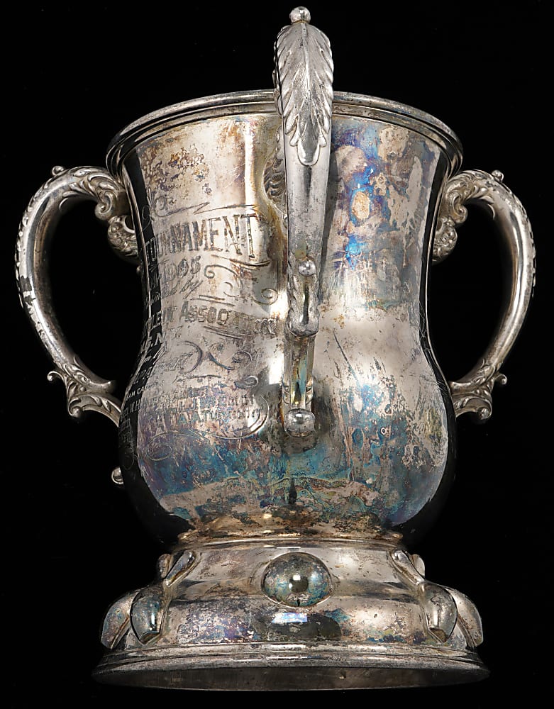 1904-1905 New York 47th Regiment Athletic Association Ornate Bowling Trophy