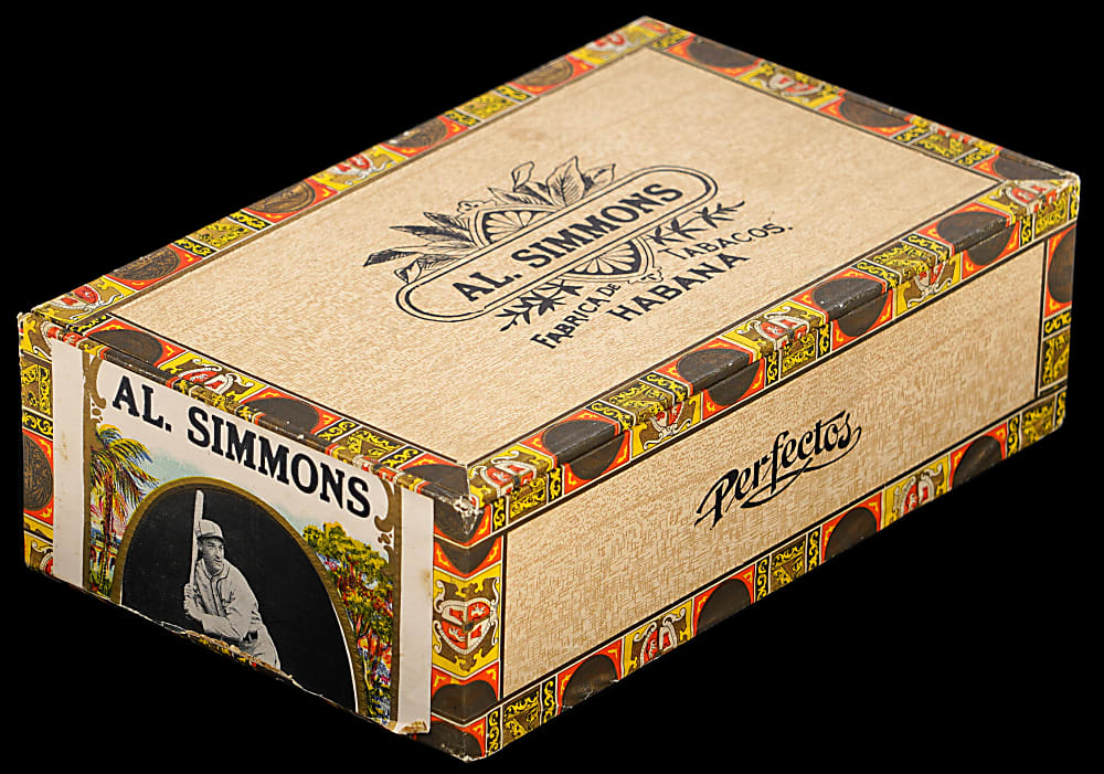 1930s Al Simmons Cigar Box