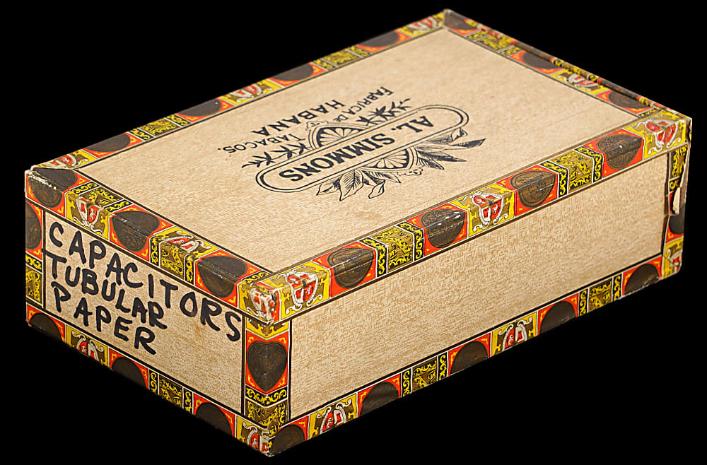 1930s Al Simmons Cigar Box