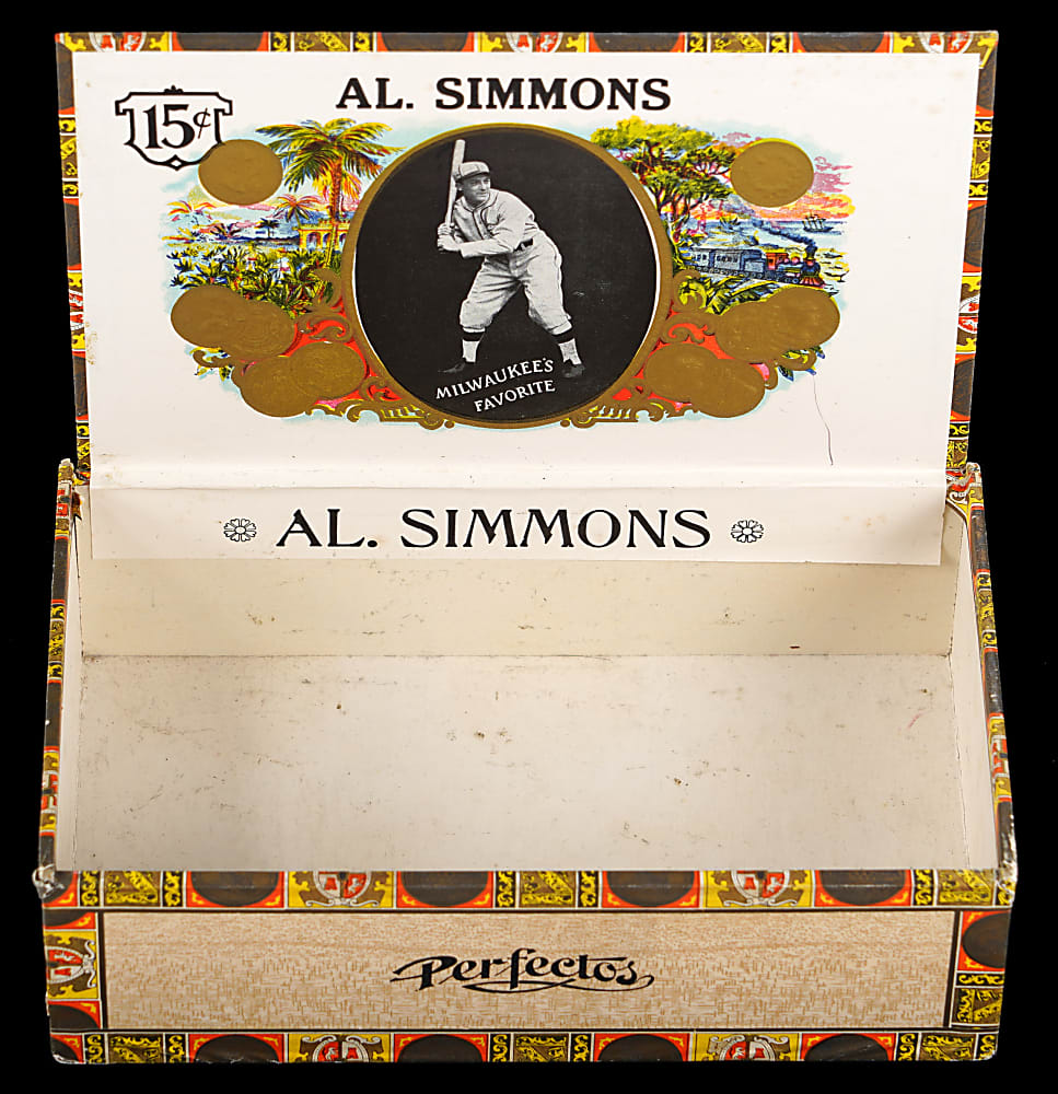 1930s Al Simmons Cigar Box