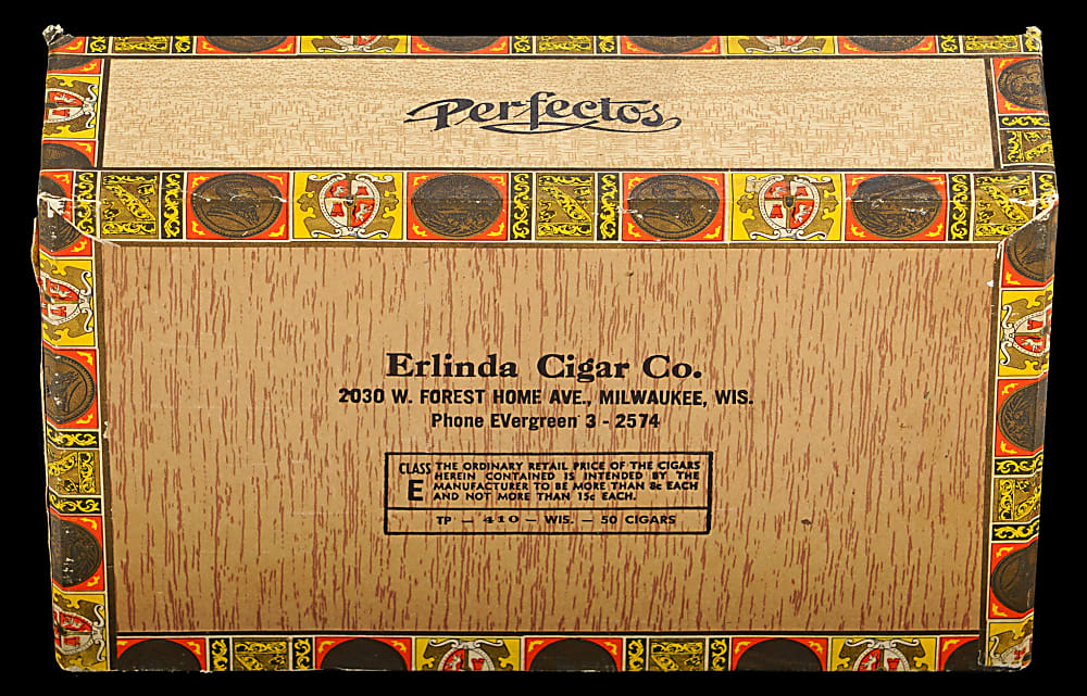 1930s Al Simmons Cigar Box