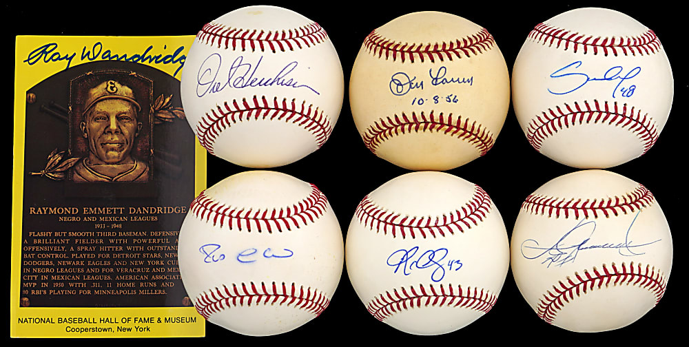 Hall of Famer/Star Single-Signed Baseball Collection (34)