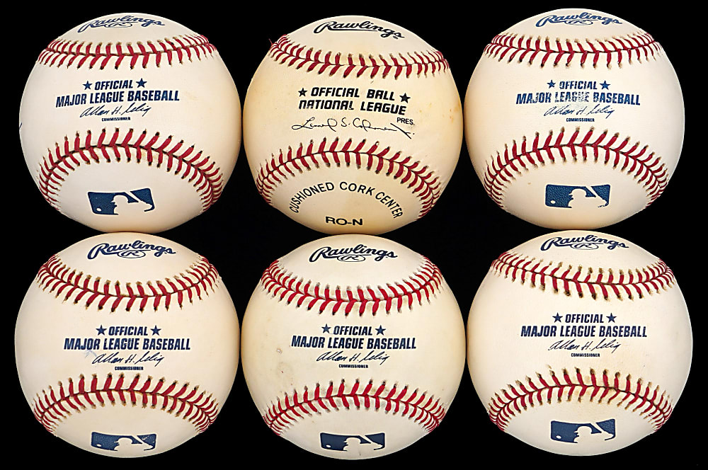 Single-Signed Baseball Collection (48) with Various Hall of Famers & Tougher Names Including Tony Gwynn & Mark McGwire