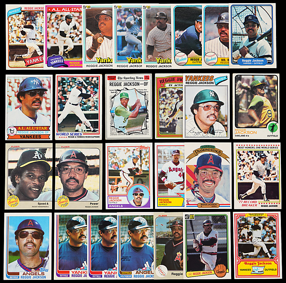 1970-1983 Reggie Jackson Collection (54)