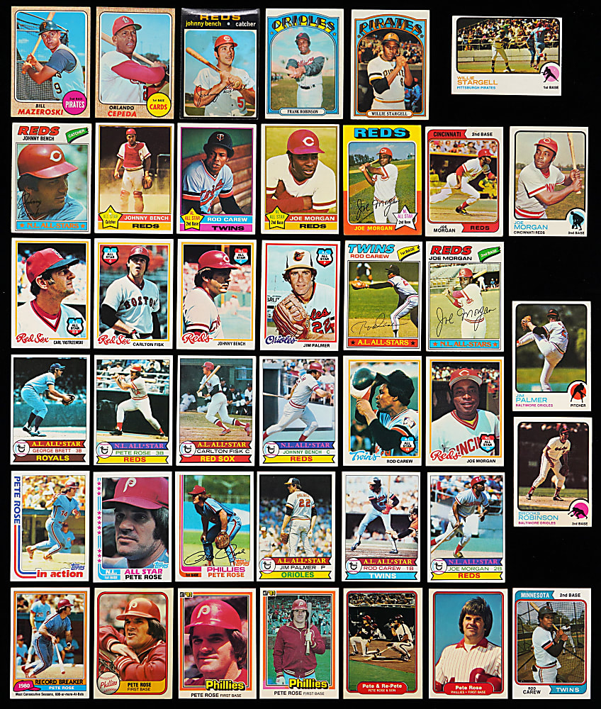 1957-1985 Hall of Fame & Star Collection (70) with Key Rookies