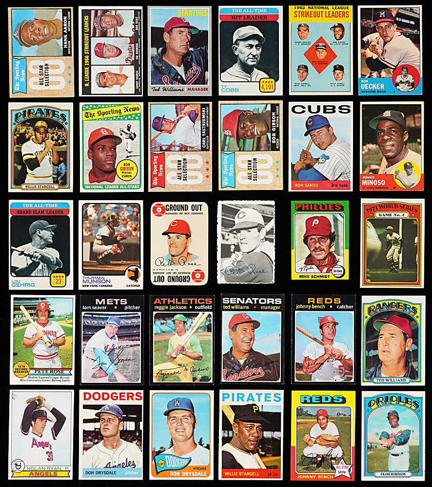 1963-1979 Hall of Fame & Star Collection (83) - Loaded!