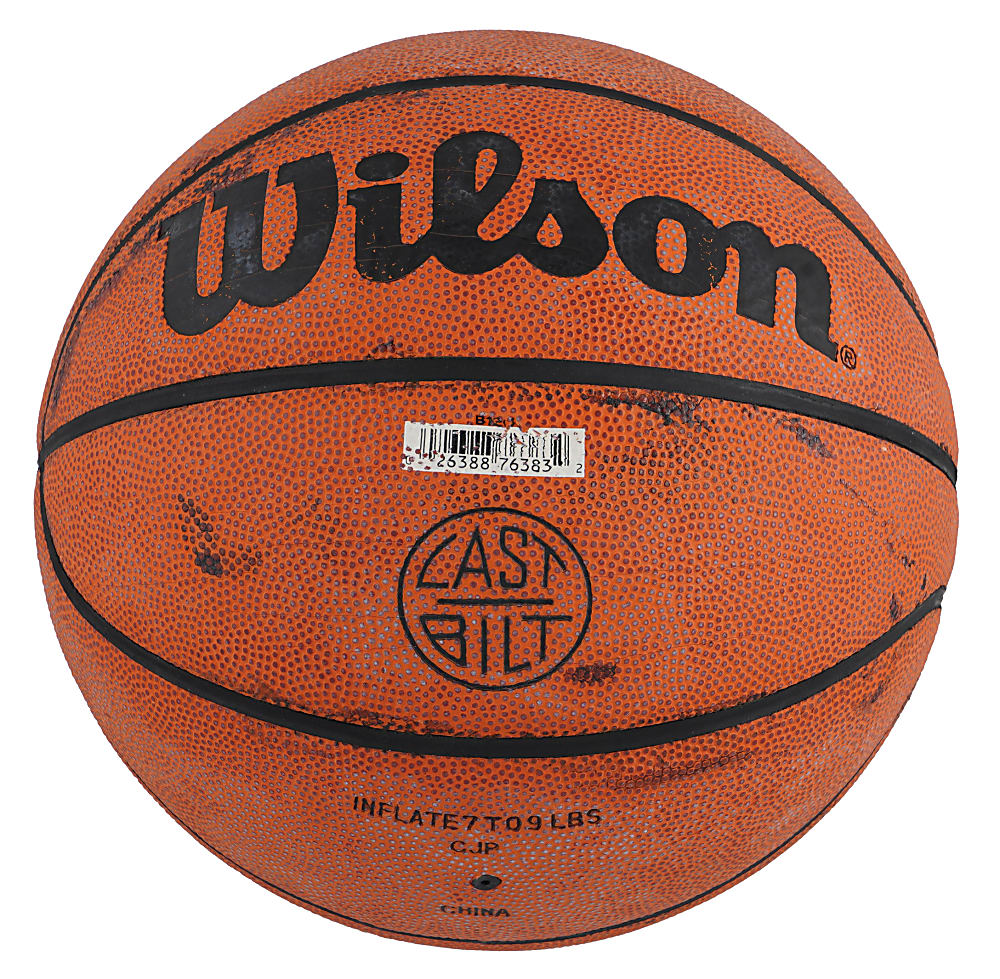 Michael Jordan Single-Signed Wilson Basketball with UDA COA & Beckett LOA