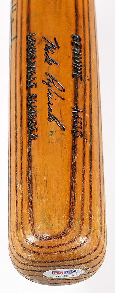 1985-1986 Rickey Henderson Signed Game-Used Pagliarulo Bat - PSA/DNA GU 8 & Full JSA LOA