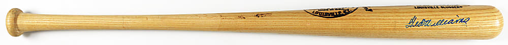 Ted Williams Signed Louisville Slugger Baseball Bat with Full JSA LOA