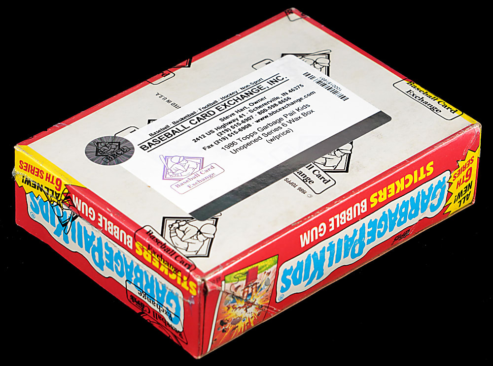 1986 Topps Garbage Pail Kids Series 6 Unopened Wax Box - BBCE